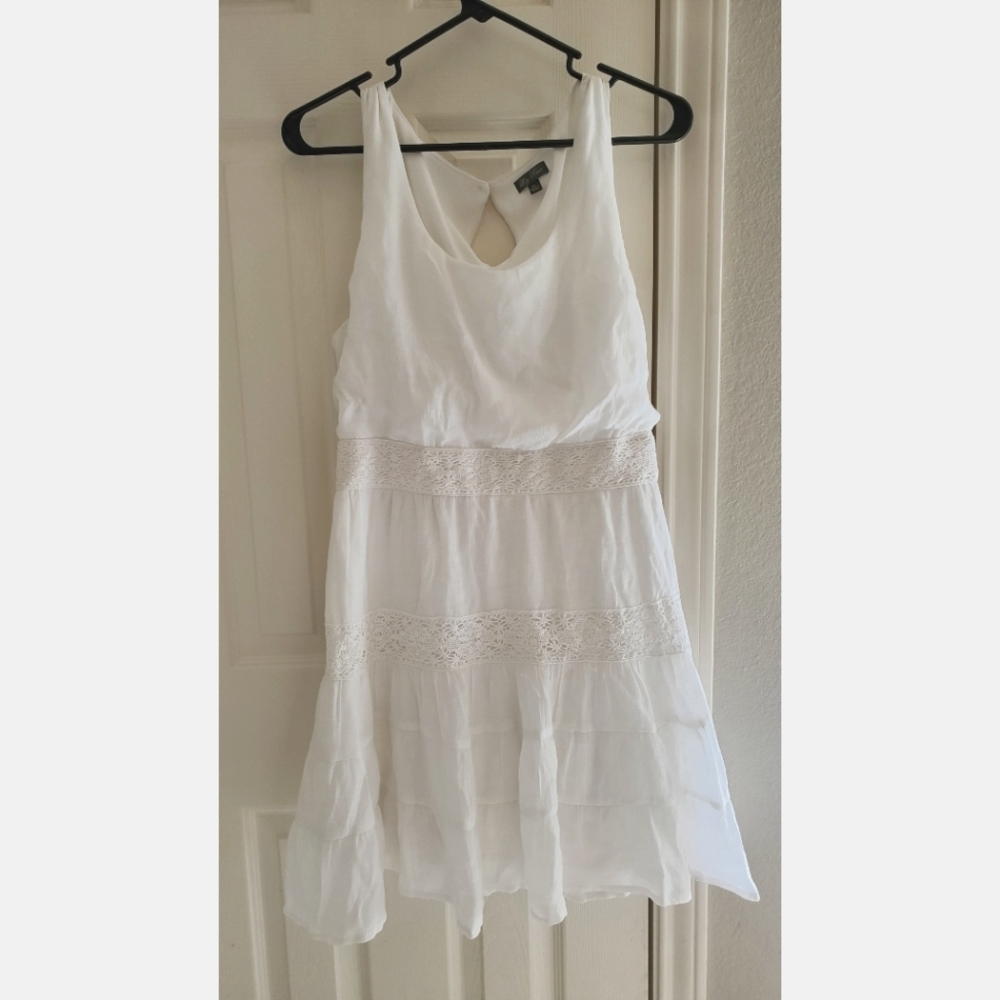 Pure White Junior's XL Dress - Like New